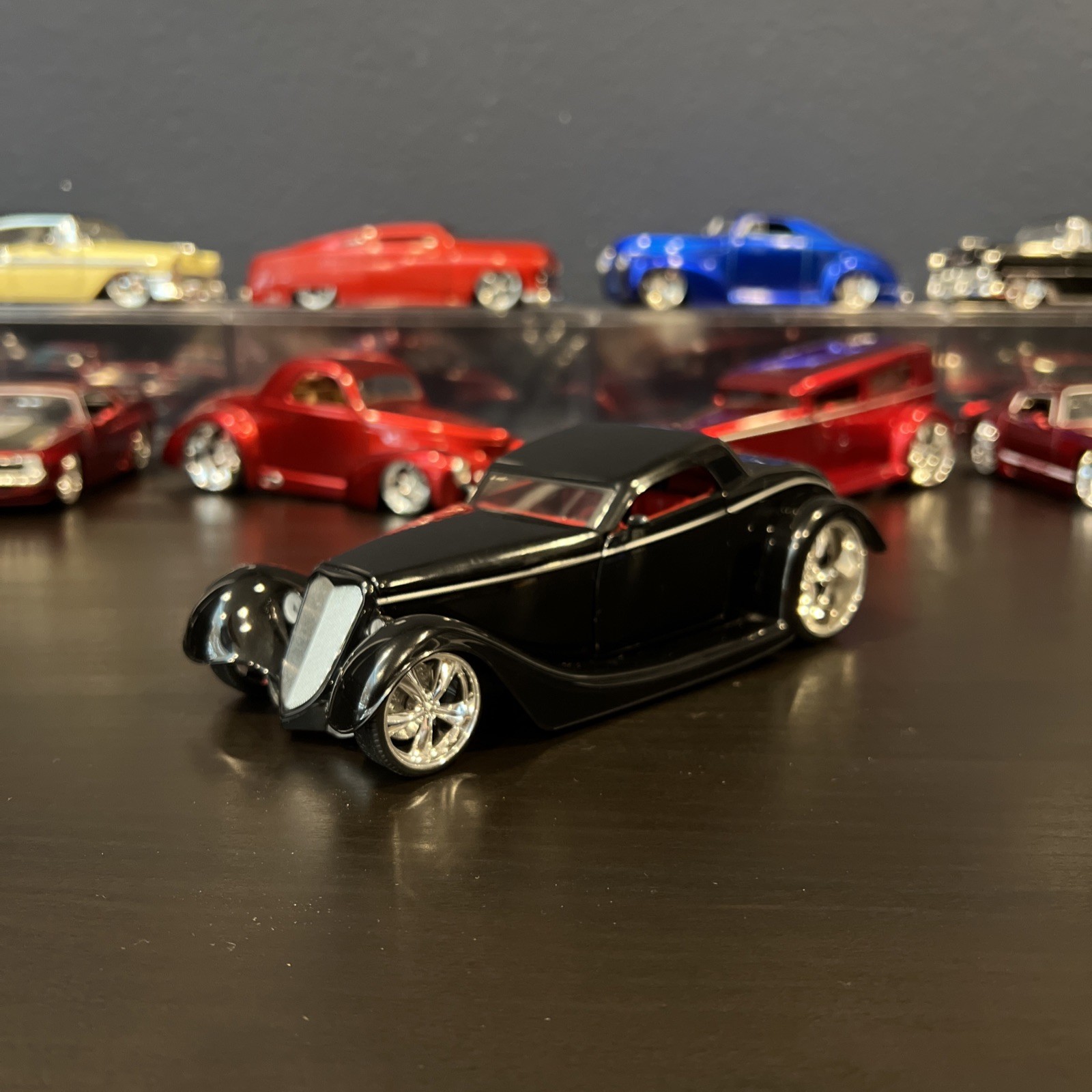 Vintage Jada Toys 2005 D-Rods 1933 Ford Coupe Lowrider Suicide Doors 1:24 Clean