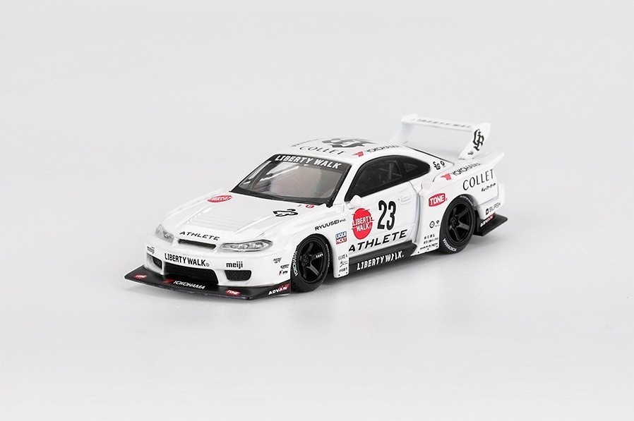 Mini GT 1:64 Nissan LB-Super Silhouette S15 SILVIA ATHLETE White MGT01054-P10