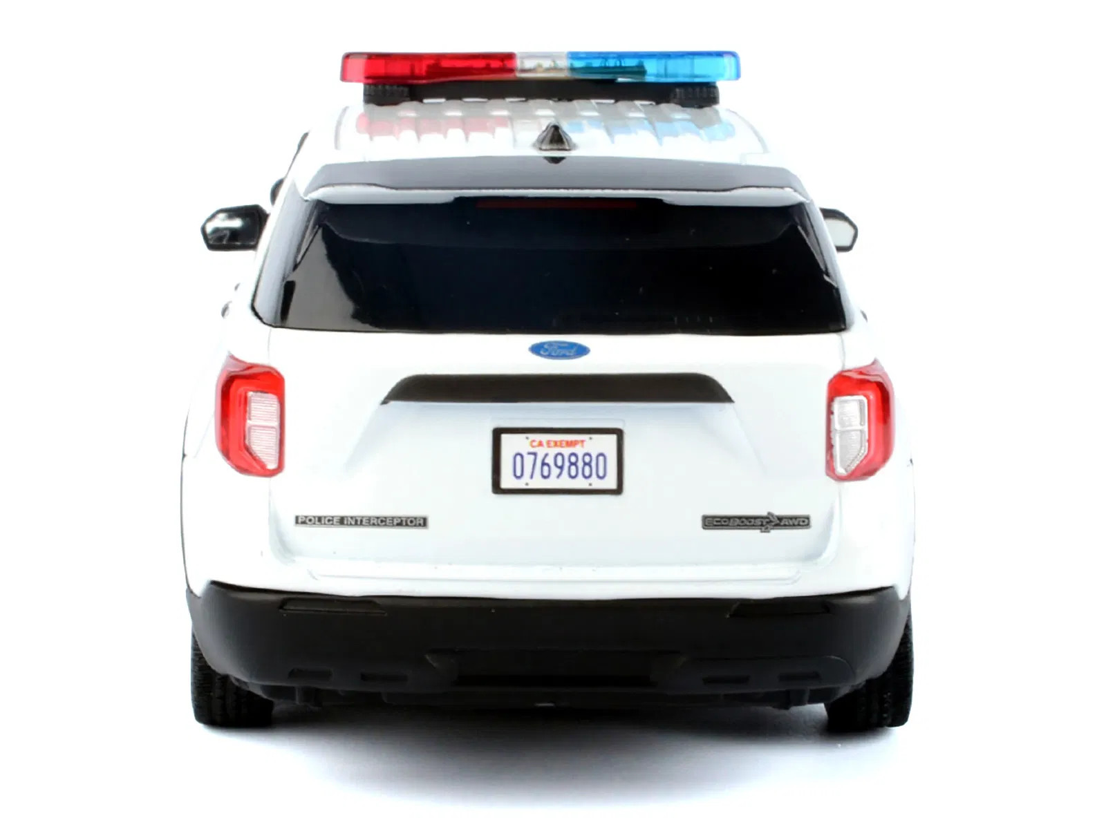 2022 Ford Police Interceptor Utility Plain White “Builder’s Kit” with Flashing L