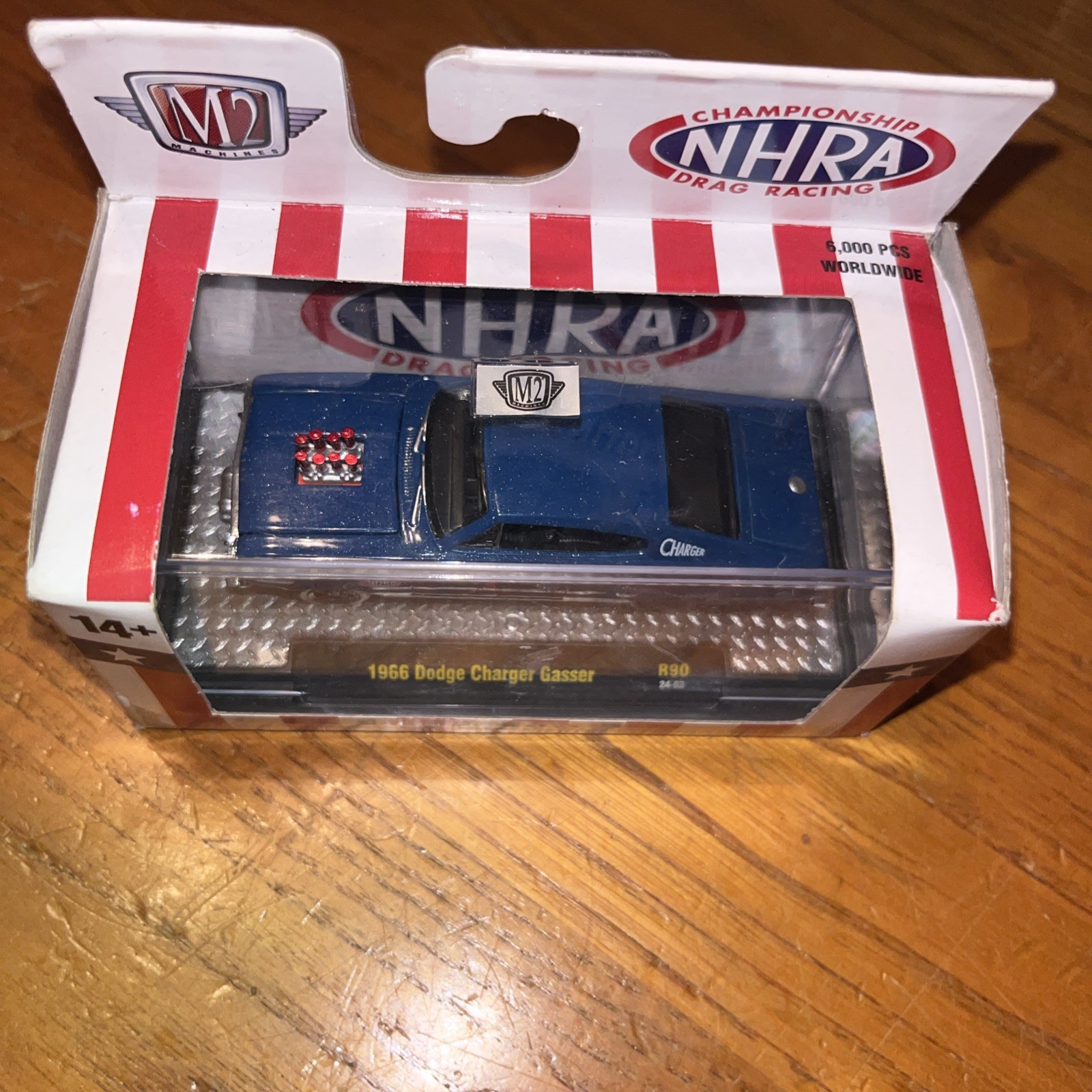NEW 2024 M2 MACHINES Target EXCLUSIVE 1966 Dodge Charger Gasser R90 NHRA