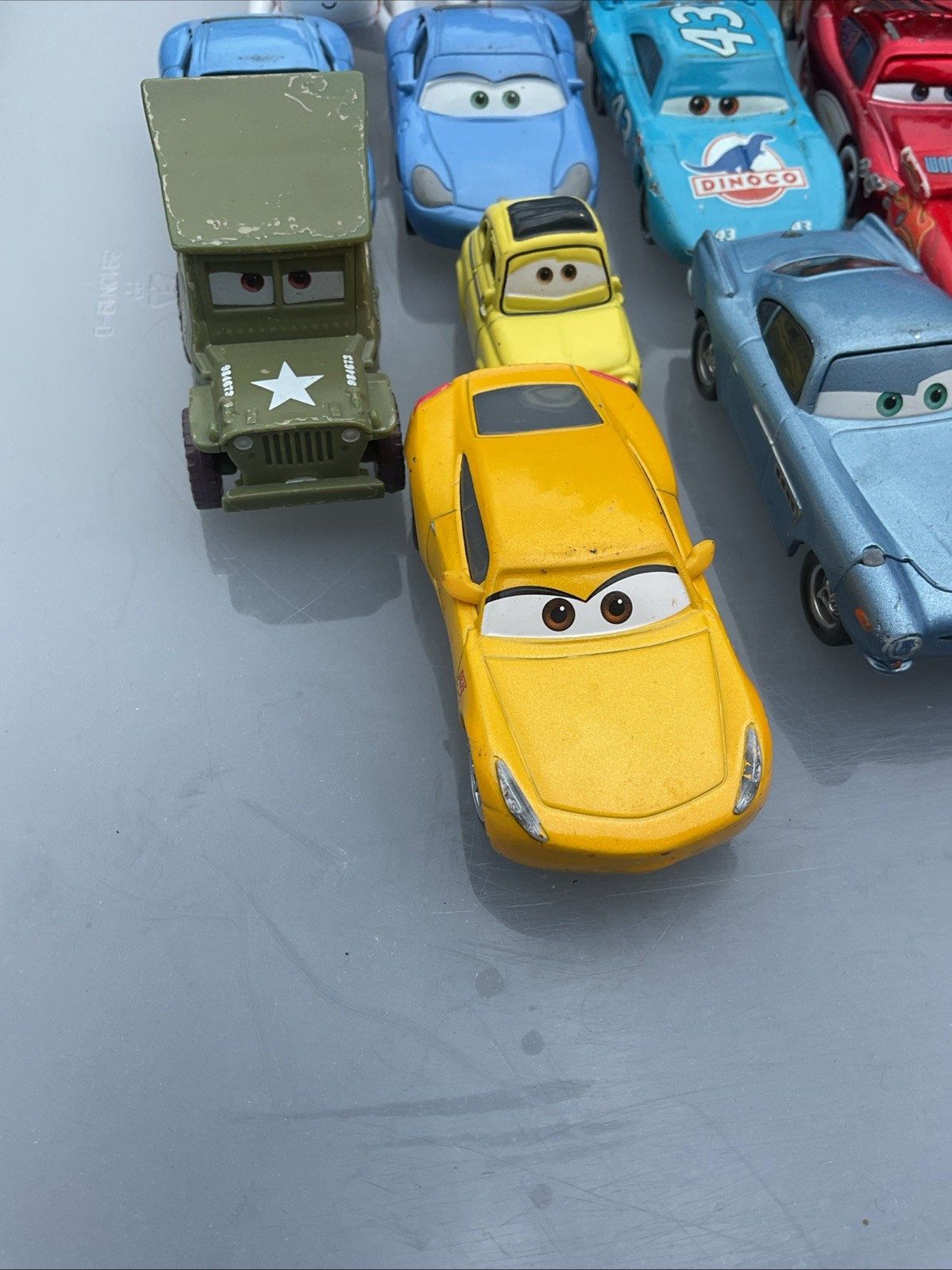 Disney Pixar Cars Lot Of 16 Diecast And Miscellaneous Ba11