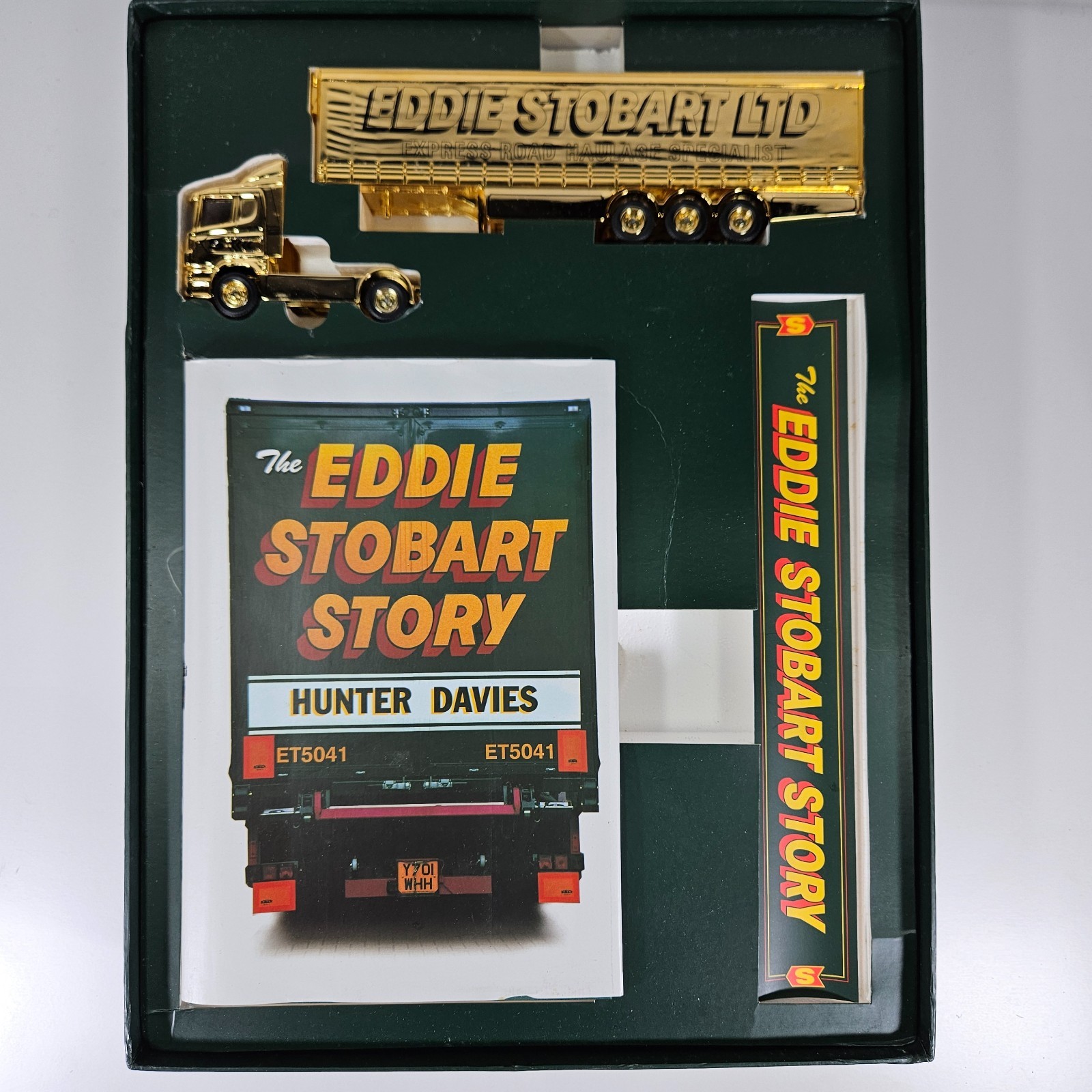 Corgi 1:64 Scale Eddie Stobart Story Gold Plated Scania Truck CC86610 Box Model.