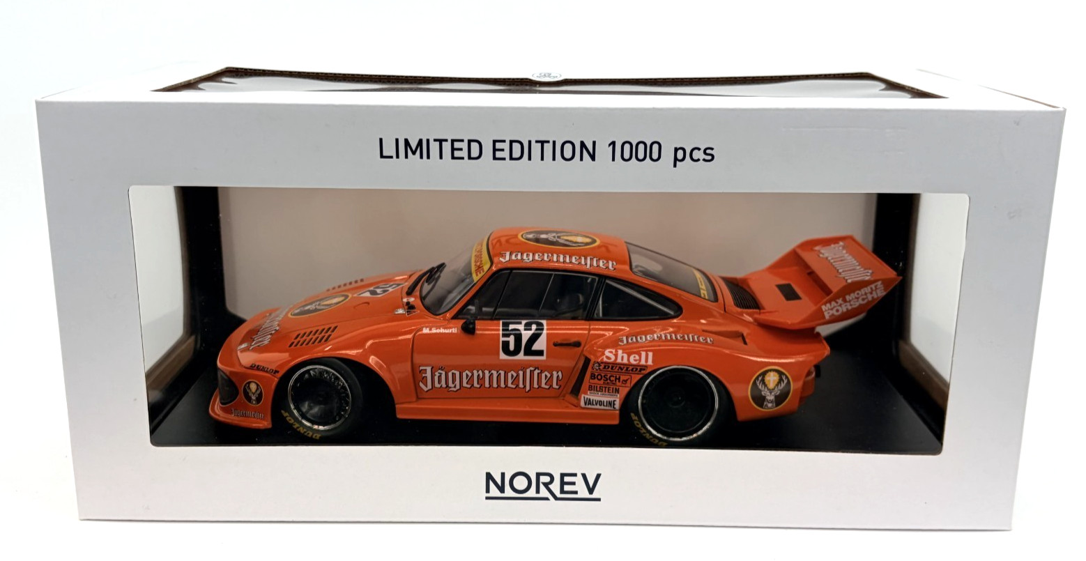 Norev Porsche 935 #52 Winner Bergischer Löwe Zolder DRM 1977 Very Limited 1:18