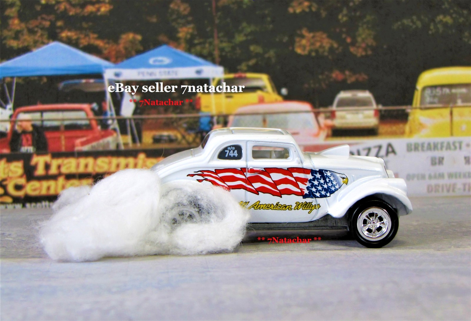 1933 Willys Coupe Gasser Nostalgia Drag Racing Model NHRA I