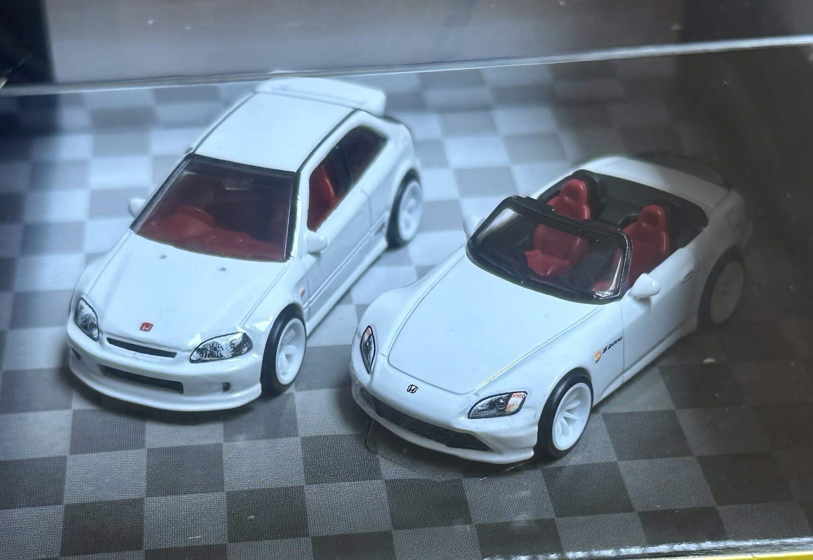 Hot Wheels 2025 Premium Collector Diorama Honda Set Civic Type-R, NSX-R, S2000