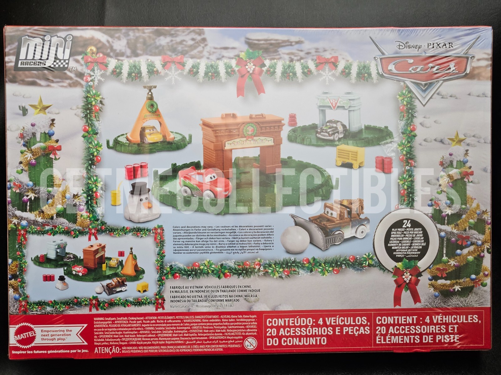 DISNEY PIXAR CARS DIE CAST MINI RACERS ADVENT CALENDAR 2024 FREE SHIP $15+