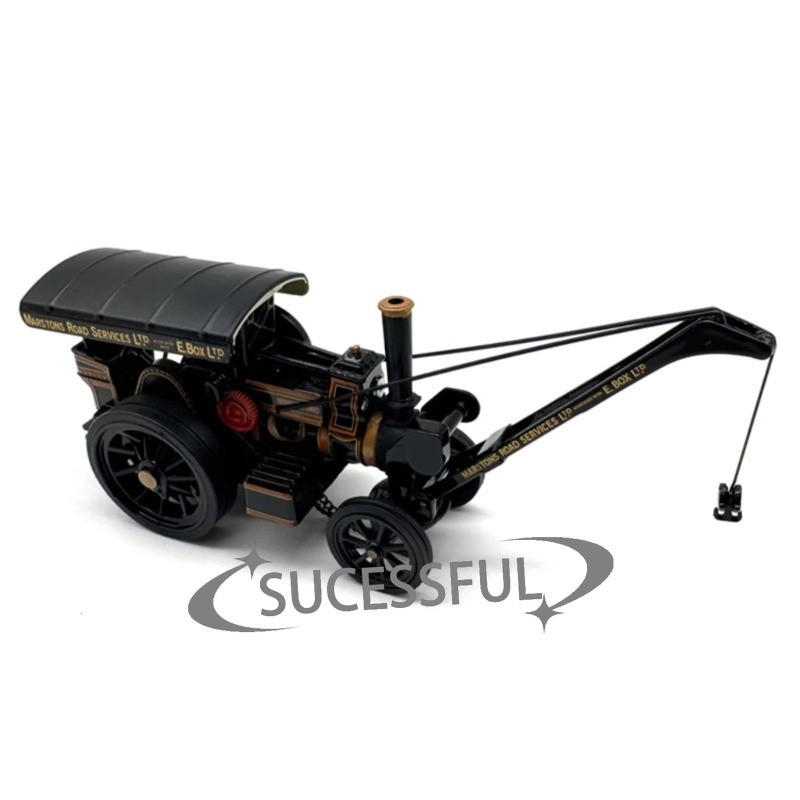 1:76 Fowler B6 Vintage Steam Crane Classic Alloy Diecast Collectible Scale Model