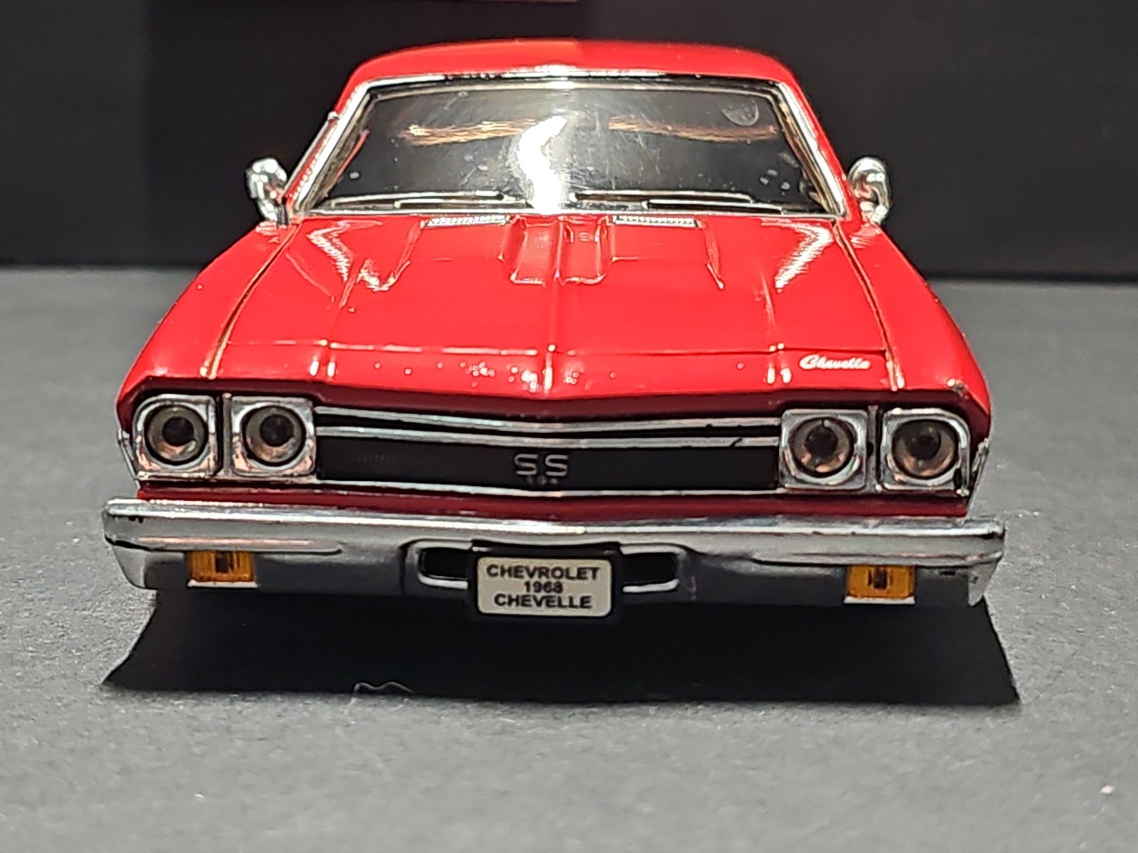 Vntg 2002 Sunnyside 1968 Chevrolet Chevelle SS 396 Red 1:24 Diecast Car NO BOX