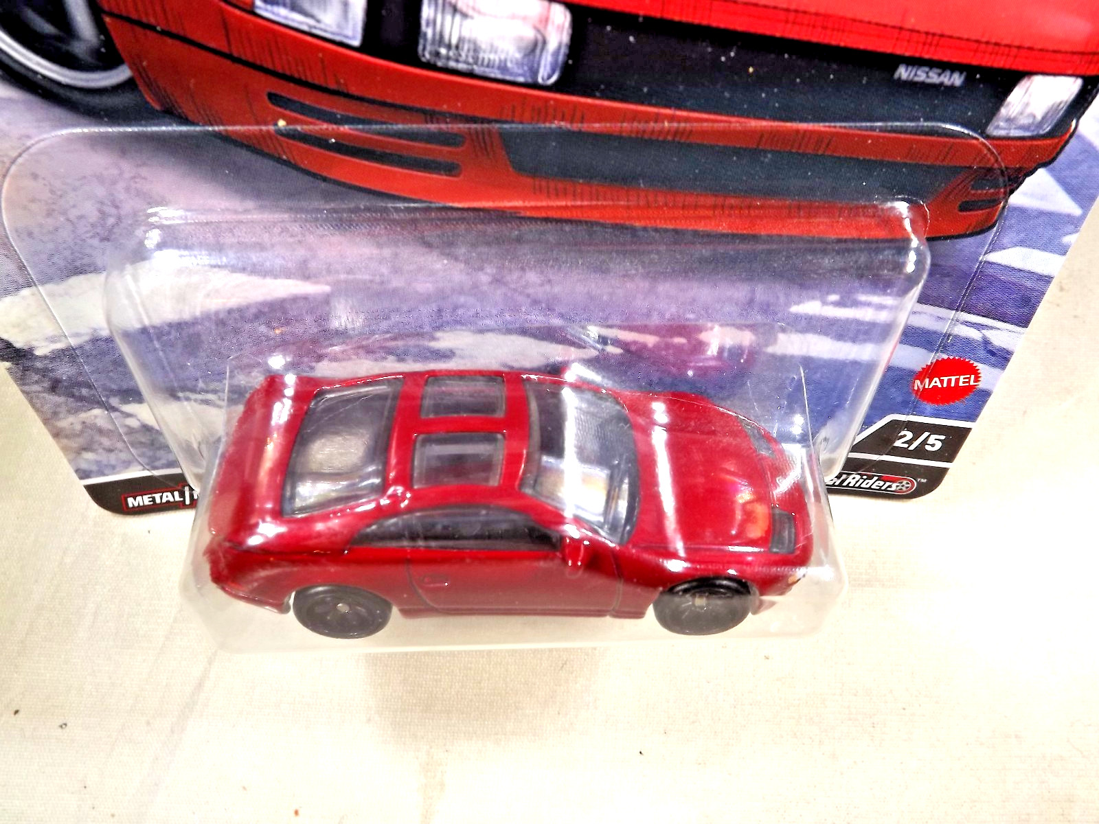 2023 Hot Wheels Car Culture Ronin Run 2/5 NISSAN 300ZX TWIN TURBO Dark Red w/RR