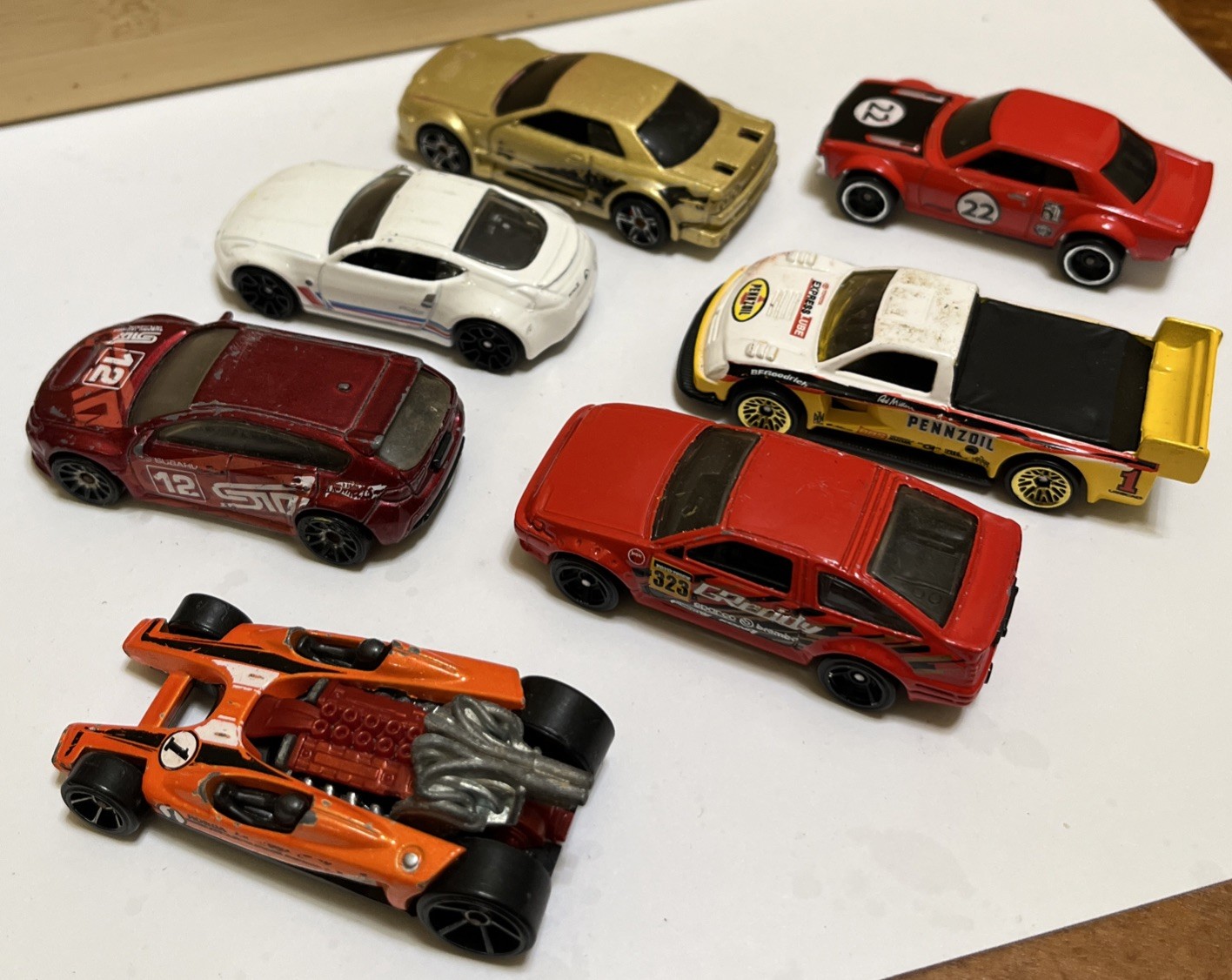 Hot Wheels Japanese Cars Lot Of 7 – Honda, Toyota, Subaru, Nissan, Corolla