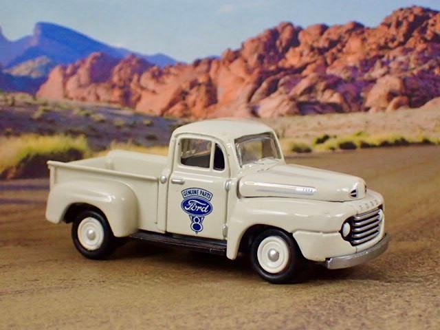 1950 Ford F-1 239ci Flathead V8 Parts Runner Truck 1/64 Scale Limited Edition F