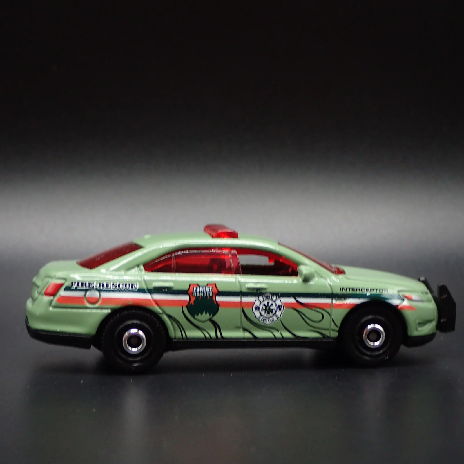 FORD POLICE INTERCEPTOR FORREST PARK RANGER FIRE 1/64 SCALE DIECAST MODEL CAR
