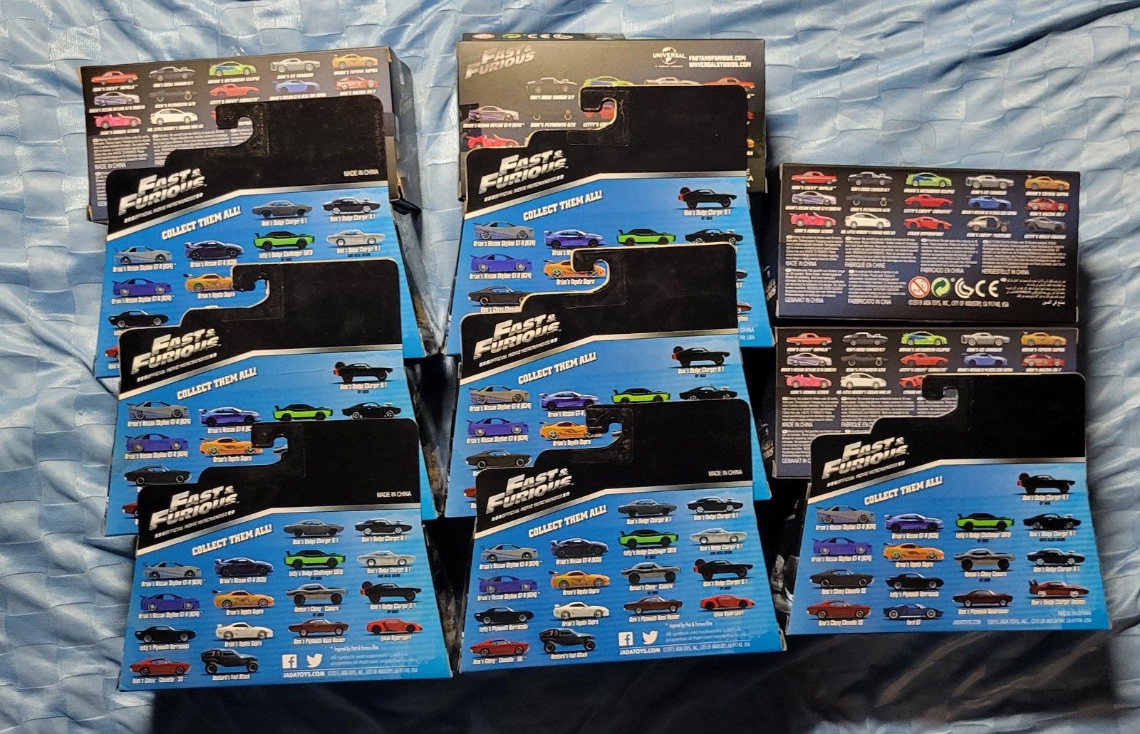 Lot of 11** Jada 1:32 Fast & Furious diecast Cars – Subaru, Nissan, Toyota