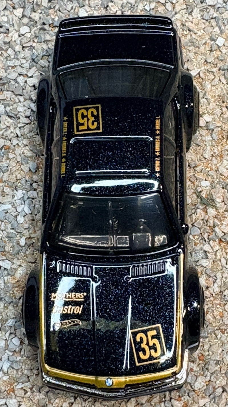 Loose Hot Wheels BMW 635 CSi Black #185 Mainline 2025 Case H New Widebody