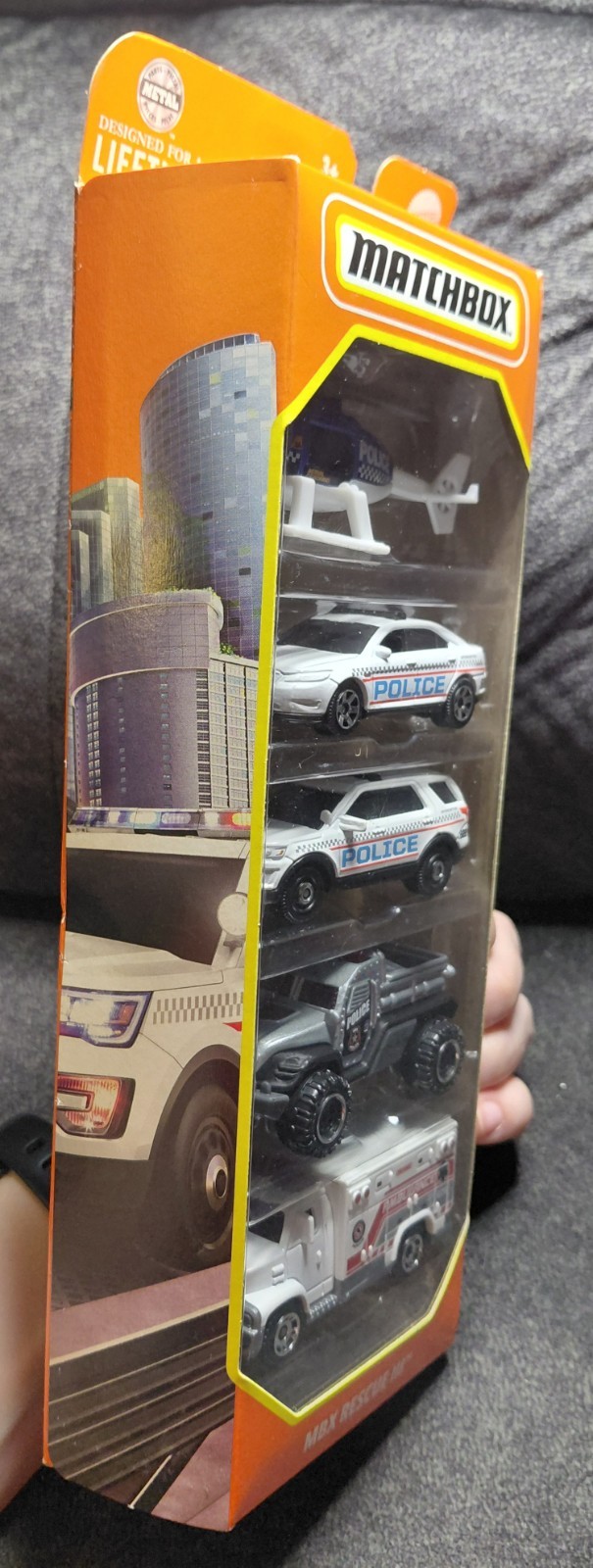 Matchbox MBX Rescue III 5-Pack 1:64 Diecast Cars 2023 Unopened Box