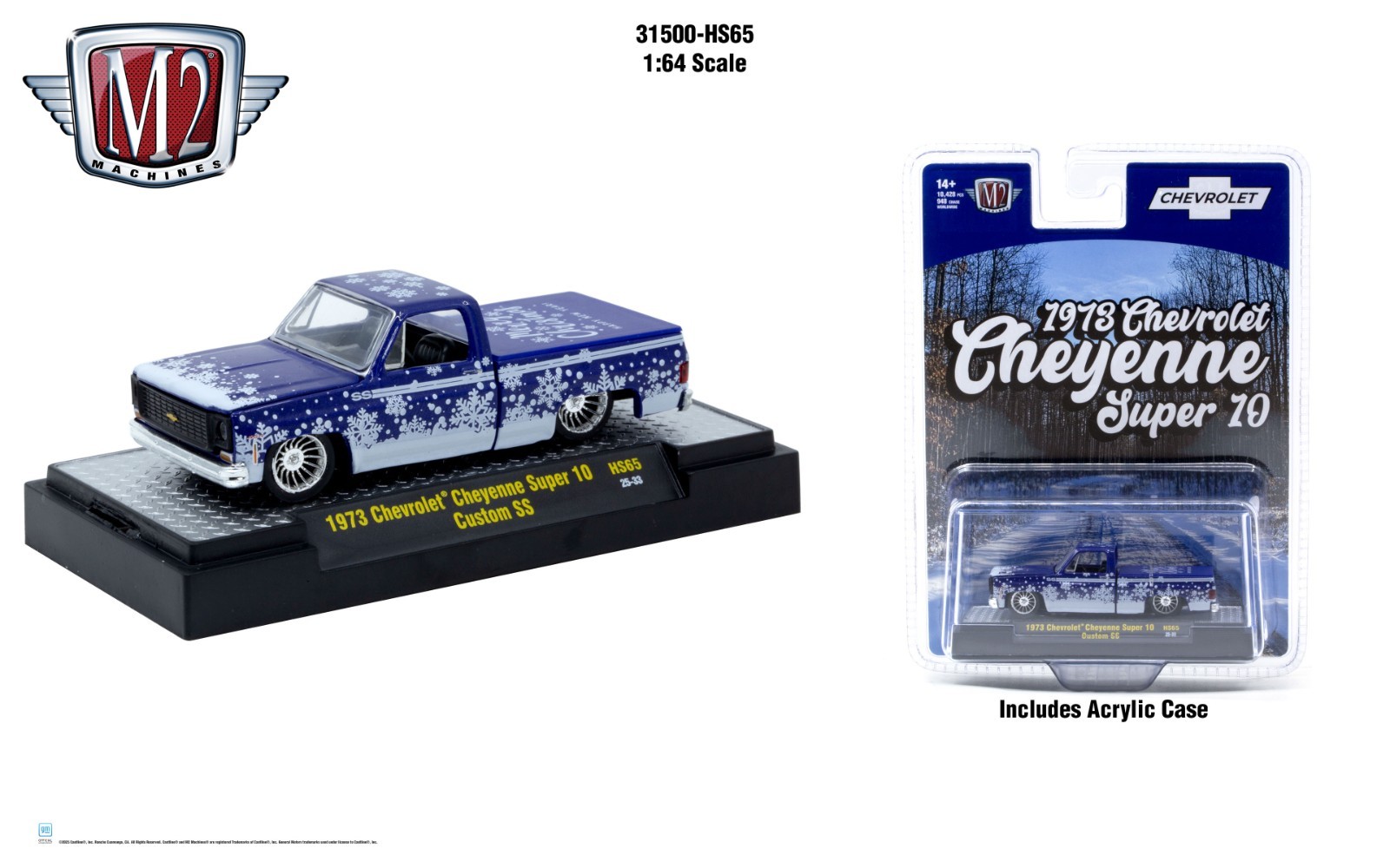Hobby Exclusive 1973 Chevy Cheyenne Super 10 HS65 Limited Ed. Merry Christmas