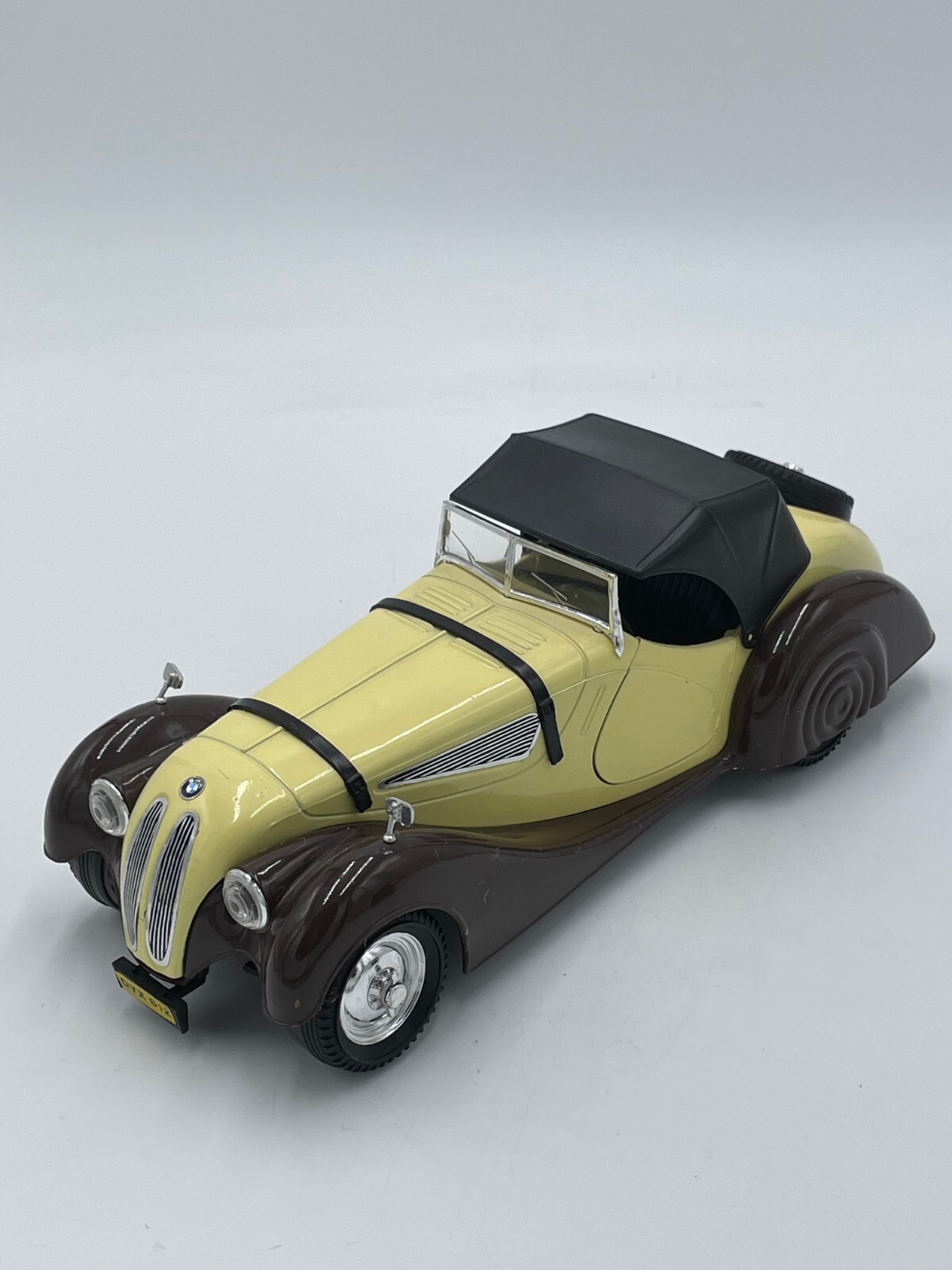 Polistil TG6 BMW 328 Yellow Brown Removable Top 1:16 Made in Italy