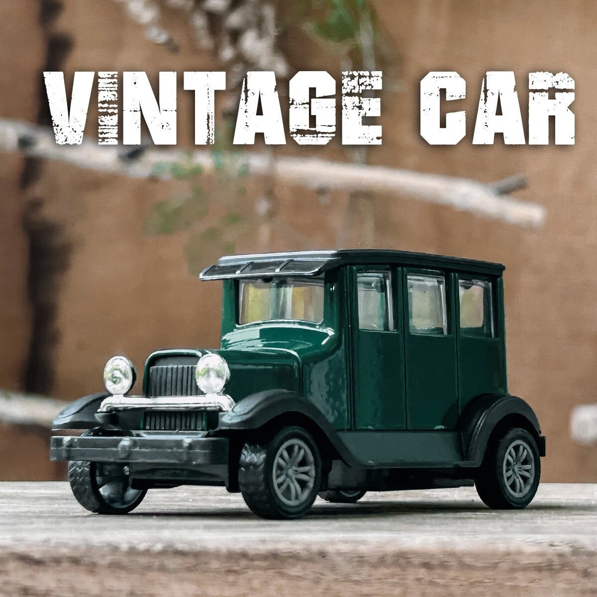 1:43 Diecast Ford A 1930 Model Vintage Pull Back Car Miniature Classic Gift