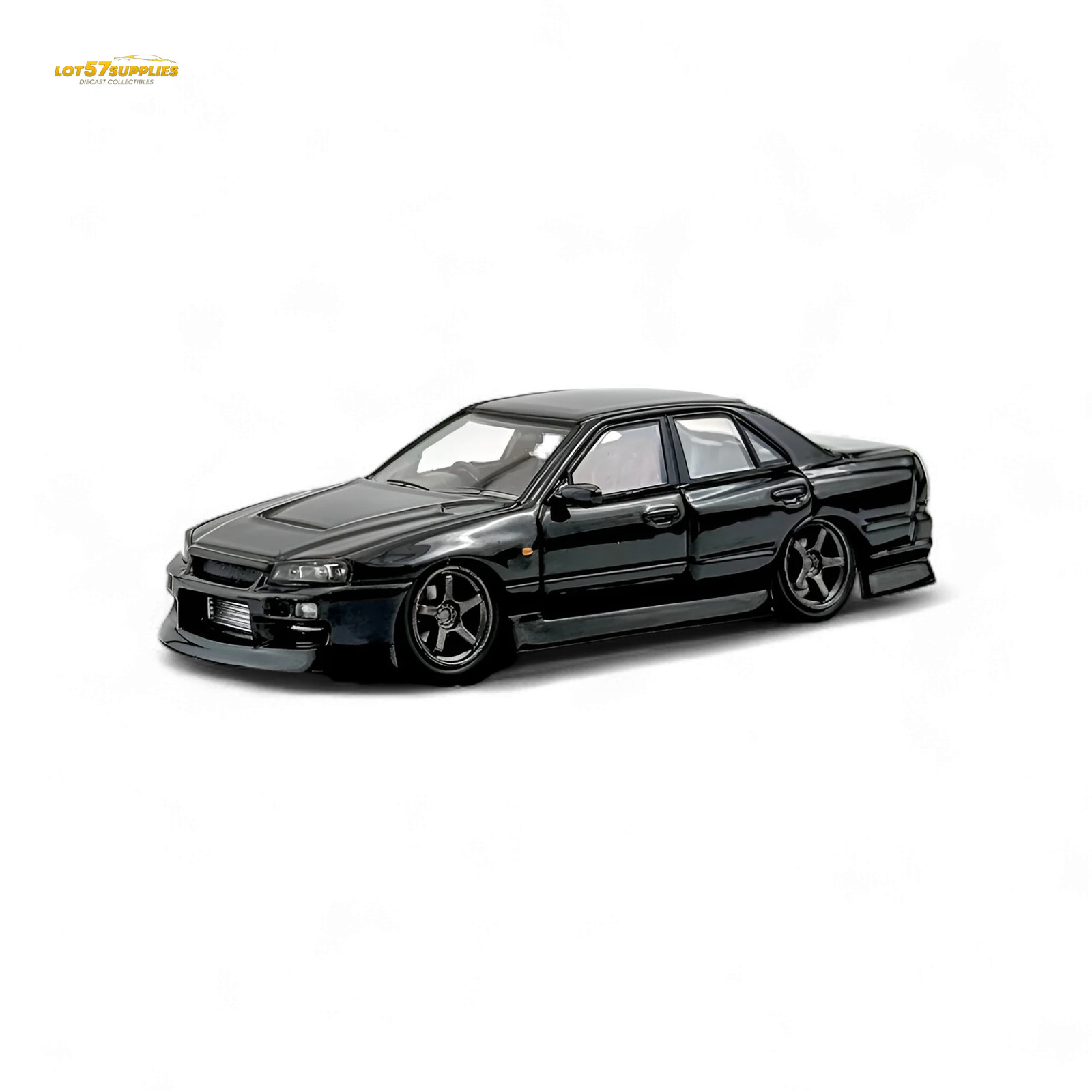 Mortal ER34 SKYLINE URAS Metallic Black 1:64