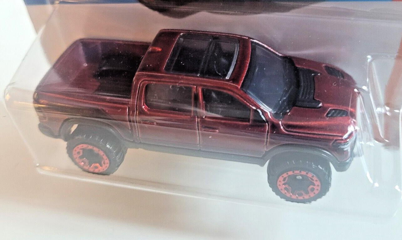 Hot Wheels 2022 Hot Trucks 1/10 2020 Ram 1500 Rebel Metalflake Red