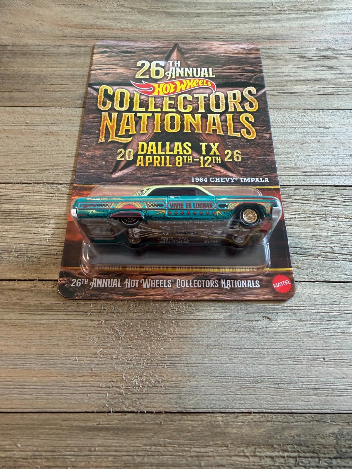 2026 Hot Wheels 26th Nationals Dallas, TX Convention 1964 Chevy Impala 1320/4200