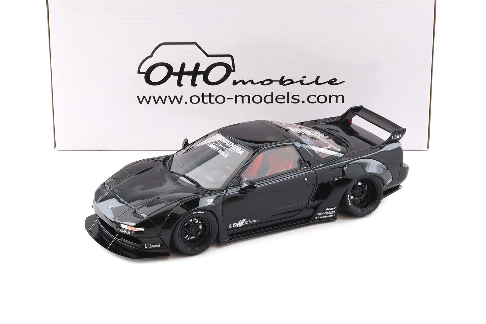 Otto 1991 Honda NSX NA1 LB-Works (Liberty Walk) 2020 Black 1:18 OT1211