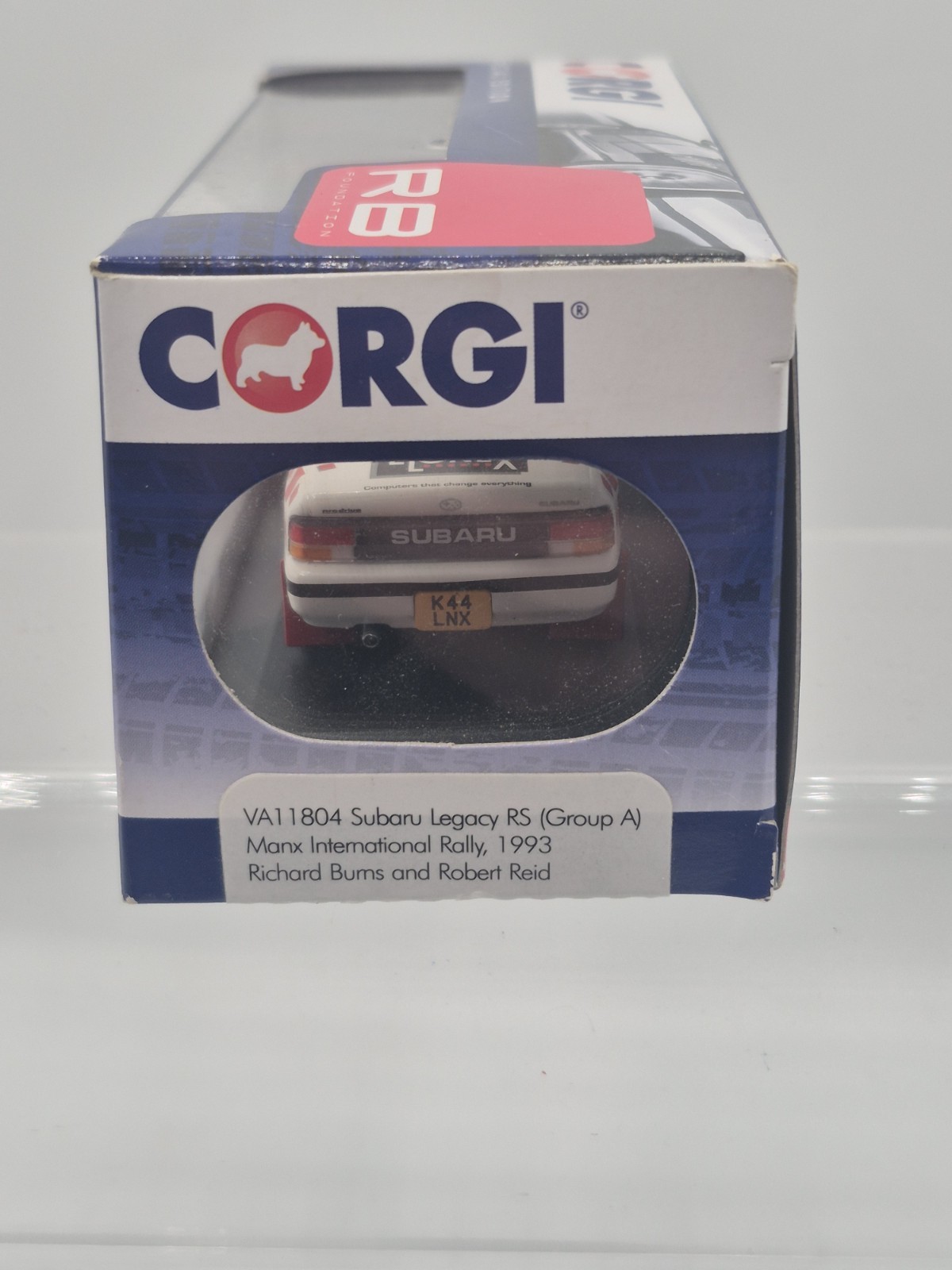 Corgi VA11804 Subaru Legacy RS Group A Manx Rally 1993 Richard Burns 1:43 Boxed