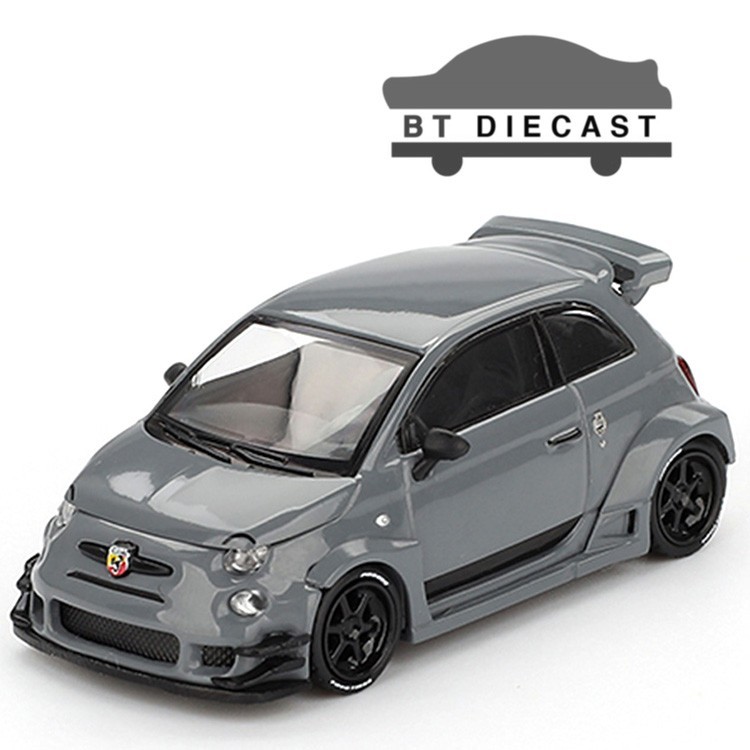 MINI GT LIBERTY WALK LBWK ABARTH 595 LB-WORKS x ABAS WORKS 1/64 GREY MGT00995