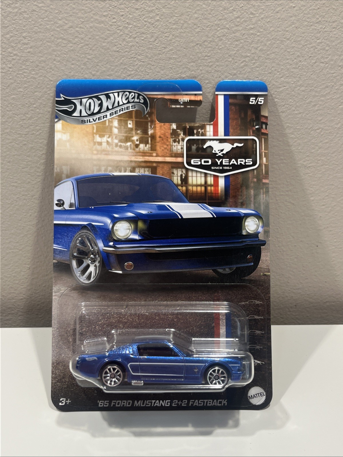 Hot Wheels 65 Ford Mustang 2+2 Fastback 60th years HC14