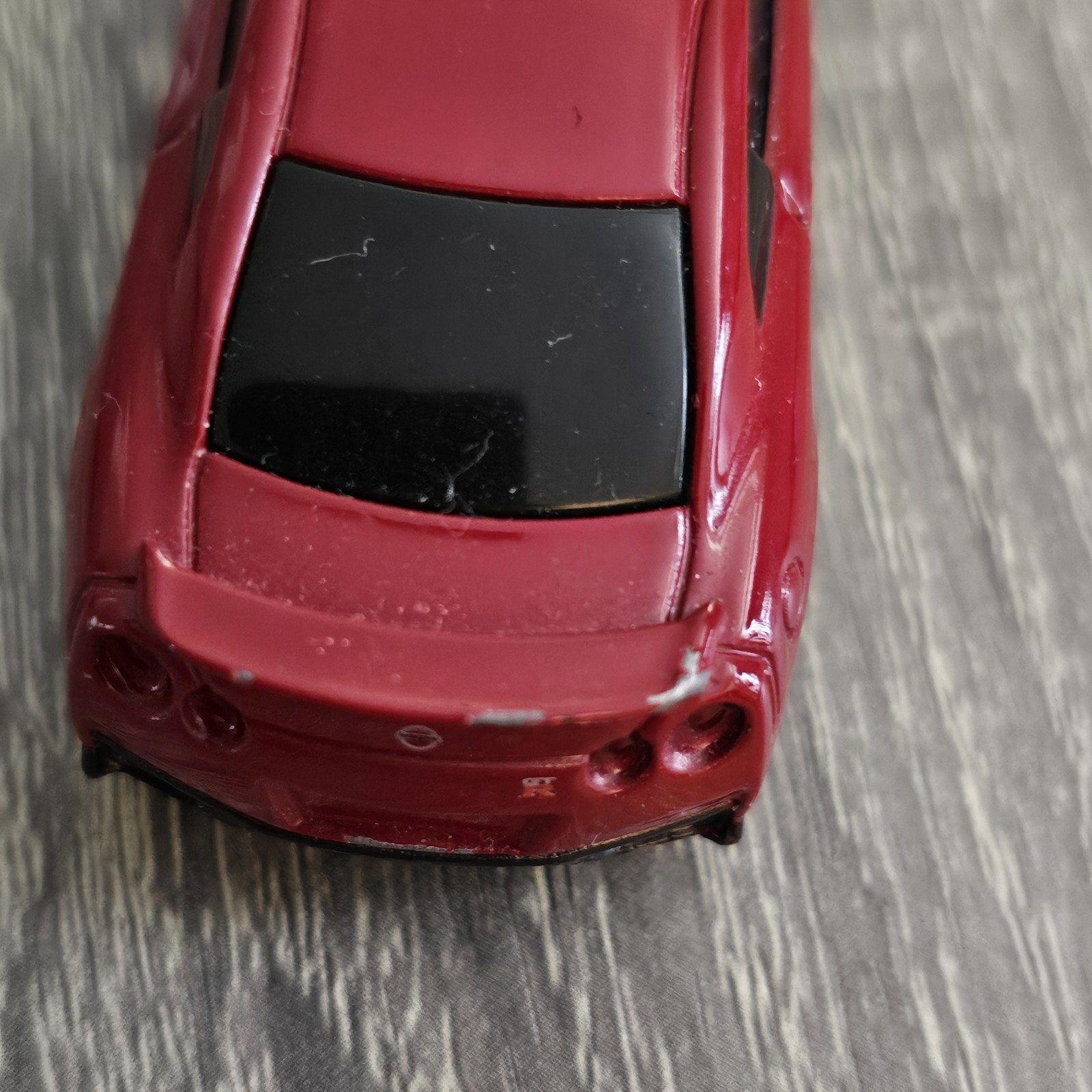 Tomica 4D 01 Nissan GT-R Vibrant Red Read Description