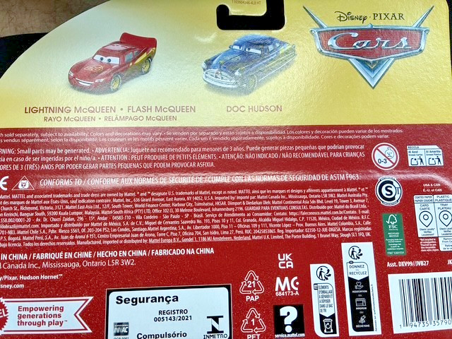 Disney Pixar Cars- 20th Anniversary Lightning and Doc 2 pack 2026