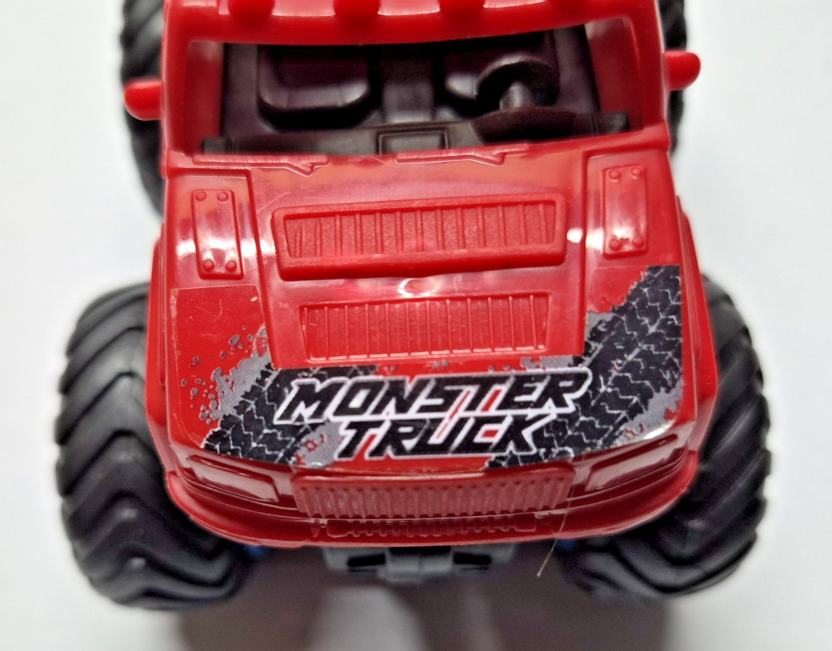 Kid Connection Red Hummer Monster Truck With Blue Rims Friction-Powered