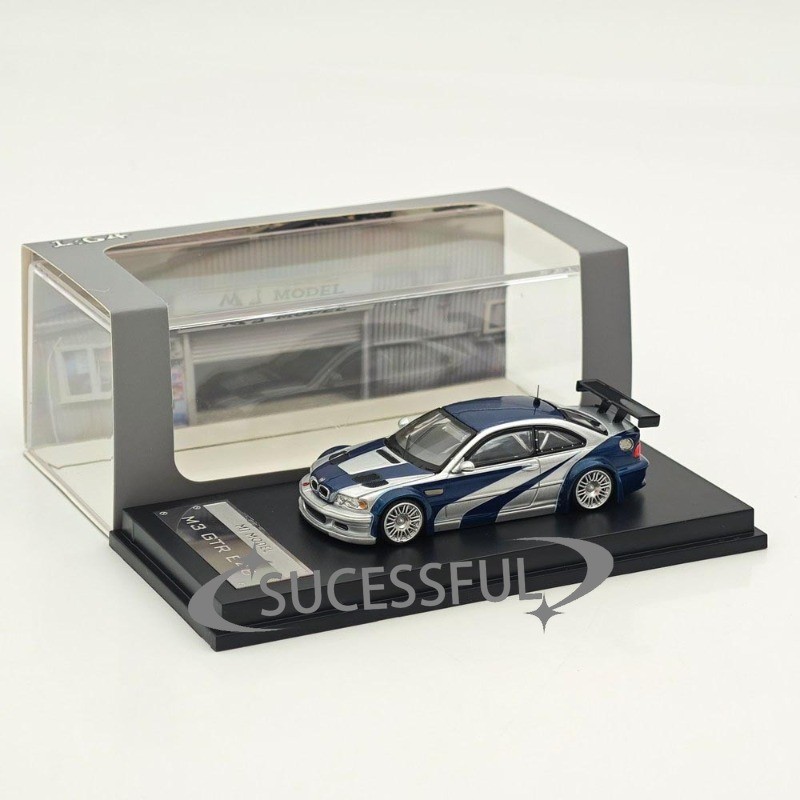1:64 MJ GTR E46 Need For Speed Metal Diecast Model Car, Mini Gift