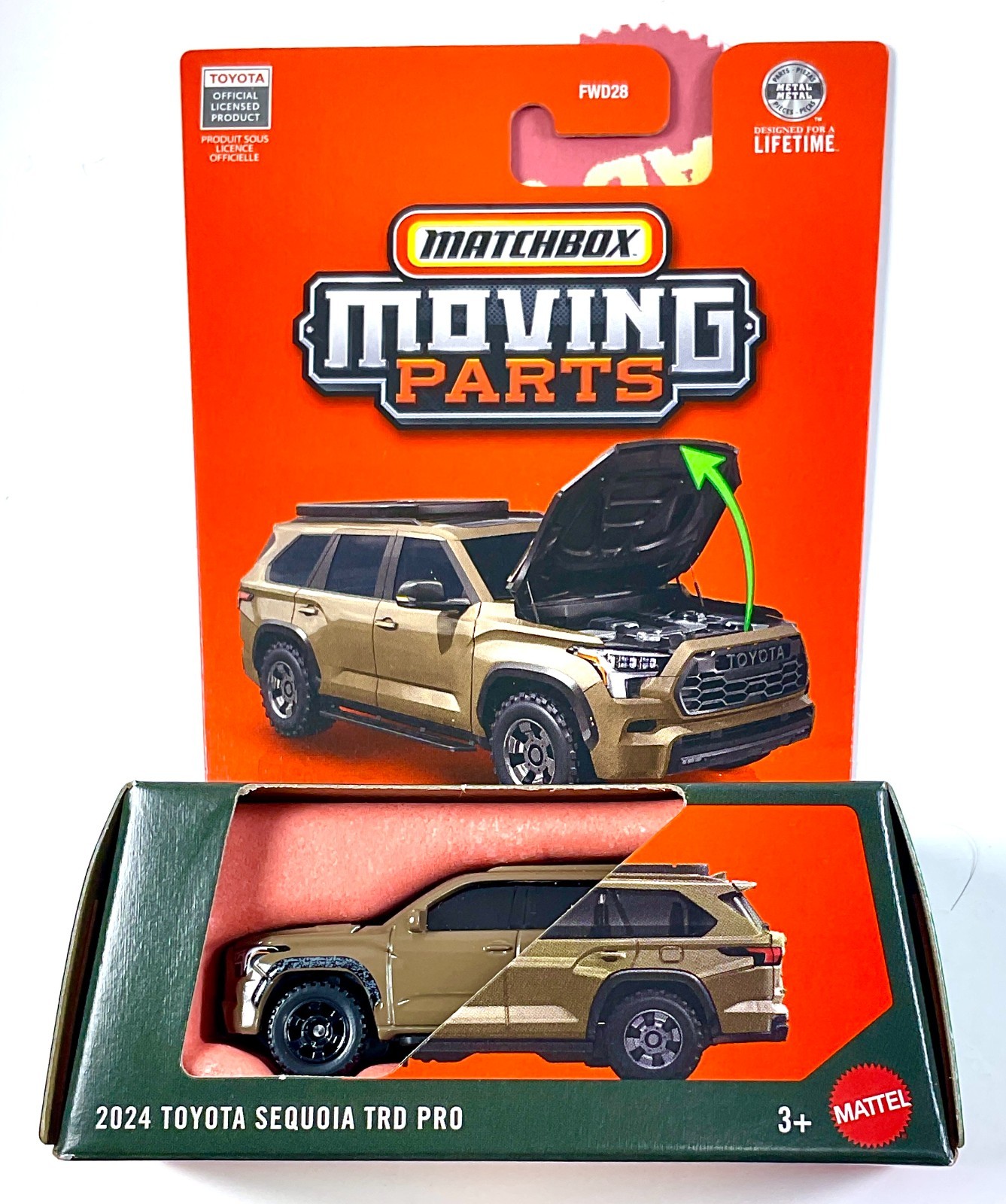 2026 Matchbox Moving Parts #33 2024 Toyota Sequoia TRD DARK BROWN Licensed