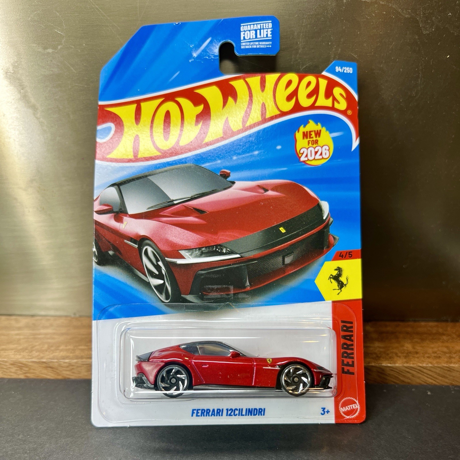 2026 Hot Wheels FERRARI 4/5 Ferrari 12Cilindri 94/250