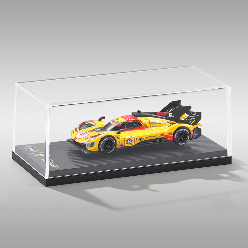 Bburago 1:64 Ferrari 499P Le Mans Winner Diecast Model Car with Display Case