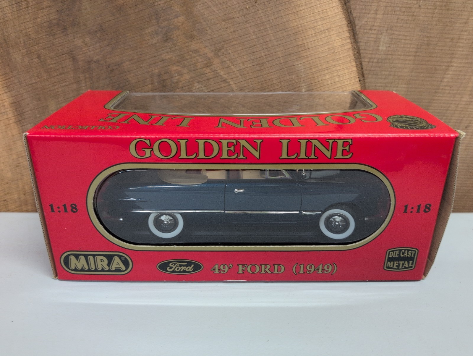 Mira Golden Line 1949 Ford Blue Convertible 1/18