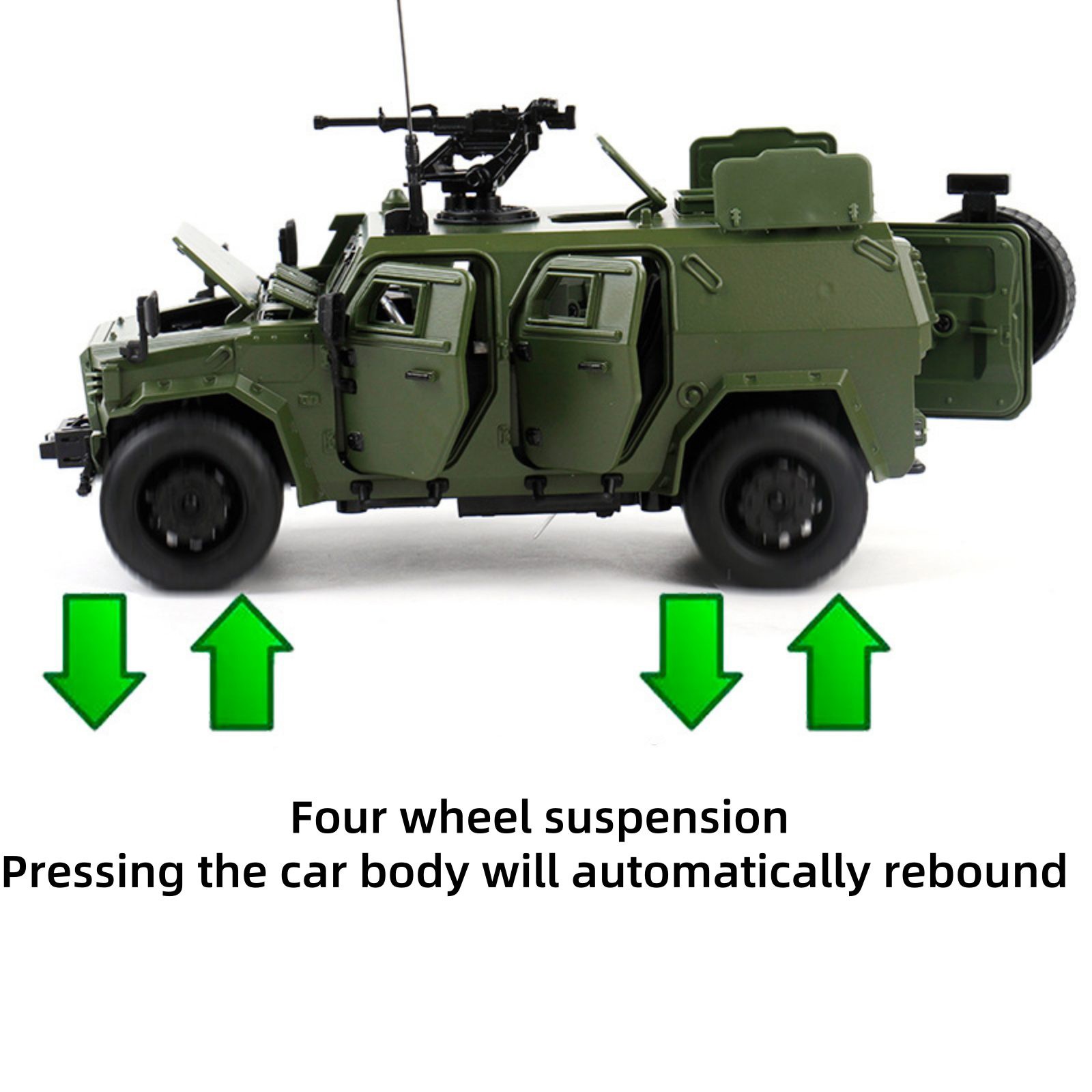 1/18 Scale Alloy For DongFeng Mengshi 3th Generation Off Road Vehicle Model VV