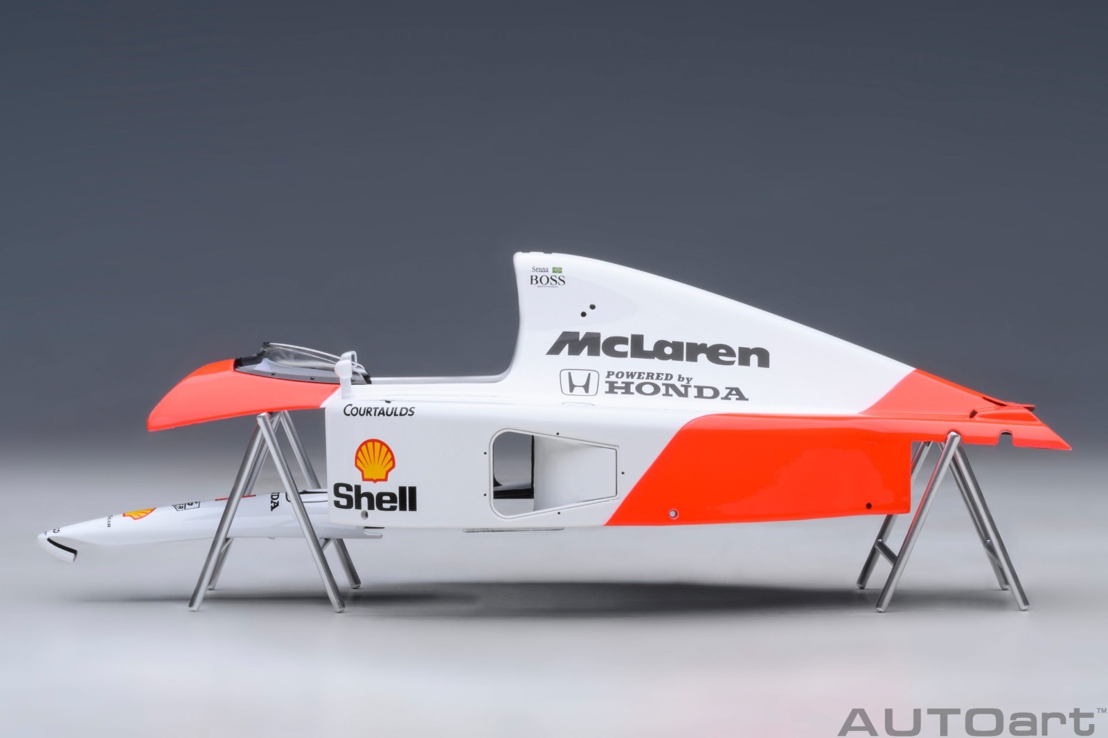 Autoart McLaren Honda MP4/6 1991 #1 (with McLaren logo) 1/18 Scale New Release!