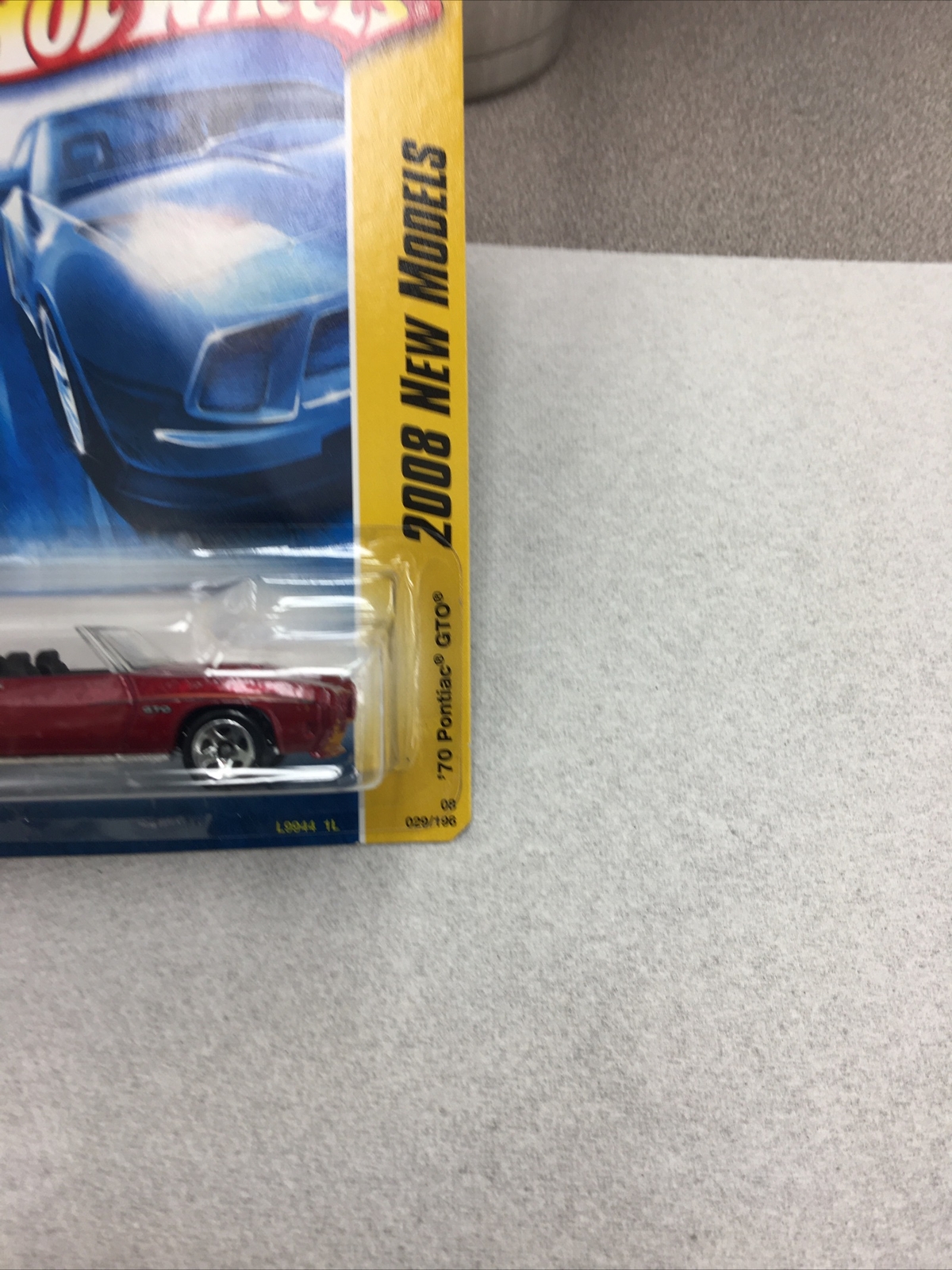 Hot Wheels 2008 New Models ’70 Pontiac GTO #29/40 – Red Version New On card B115