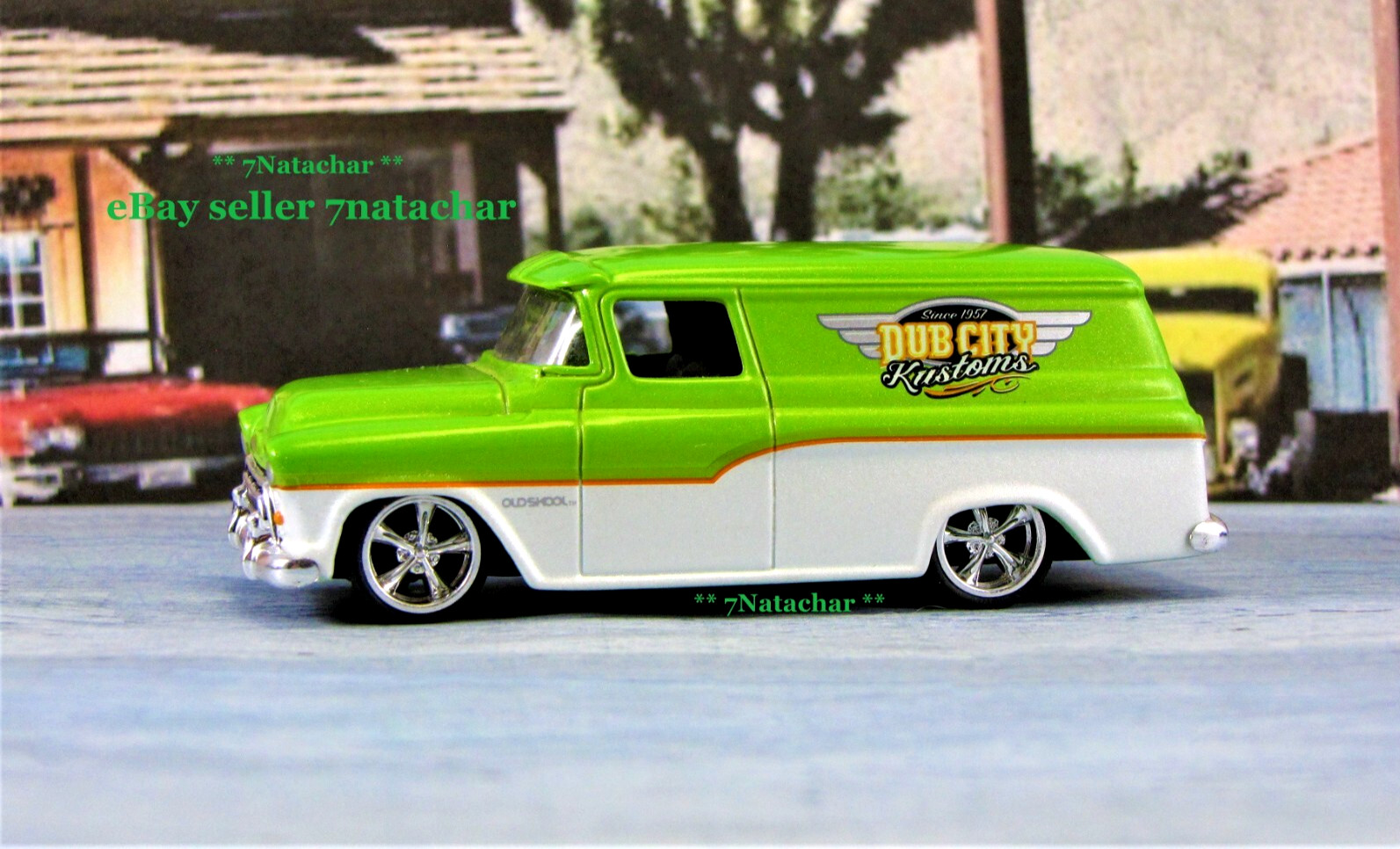 1957 Chevy Panel Truck Speed Rod Engine Shop Delivery Hot Rod E