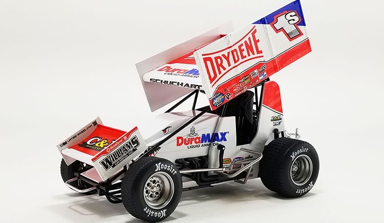2022 LOGAN SCHUCHART DRYDENE DURAMAX ACME SPRINT CAR 1:18 GMP A1822004 OUTLAWS