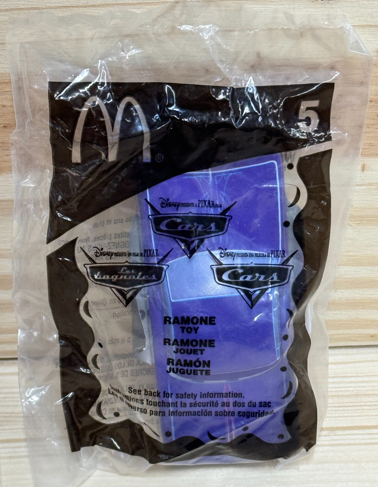 McDonald’s Happy Meal Disney Pixar Cars 2006 Complete Set of 7 New Sealed Toys