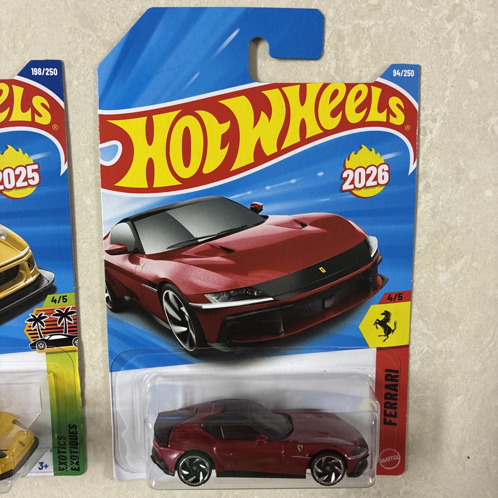 Hot Wheels Lot: Ferrari F40 Competizione, SF90 Stradale, 12Cilindri 2025/2026