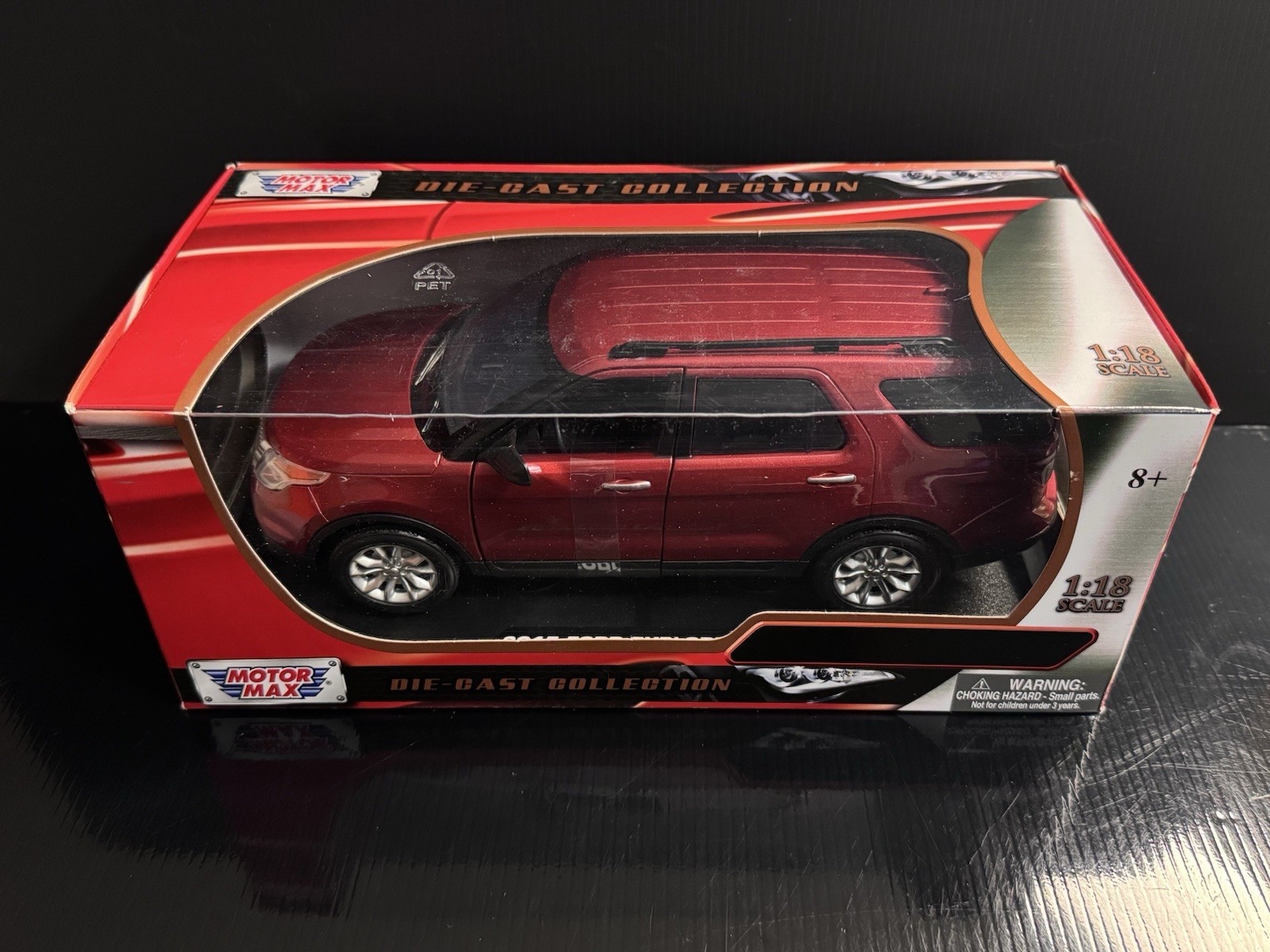 2015 Ford Explorer XLT Red Metallic 1/18 Motormax HTF Us Seller !