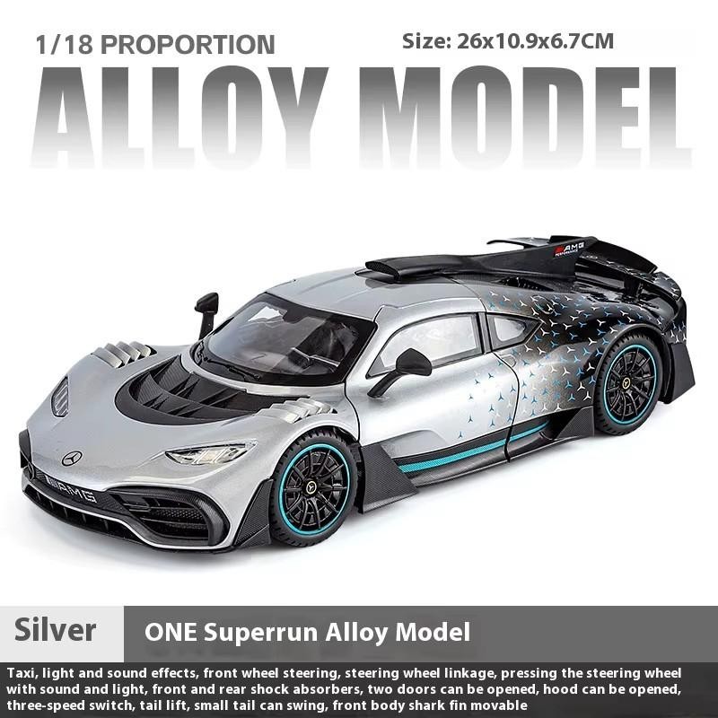 1:18 Mercedes-AMG ONE Diecast Vehicle Collectible Model Car Toy Kids Gift NEW