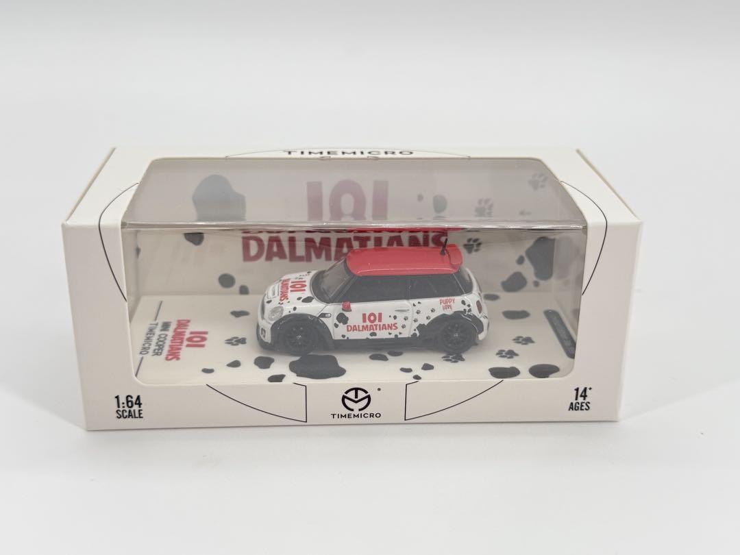 1/64 BMW Mini Cooper 101 Dalmatians Kyosho Auto Art Limited Edition