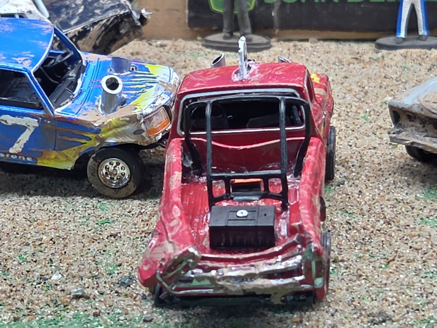 DEMO DERBY CUSTOM DEMOLITION Truck #4X 1979 FORD F150 1/64 Junk Yard RANGER XLT