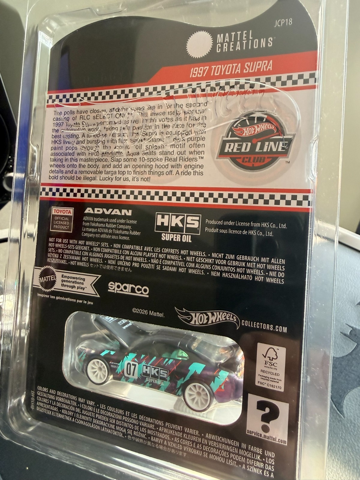 Hot Wheels RLC Red Line Club Selections Set – 1997 Toyota Supra & 1993 Ford Must