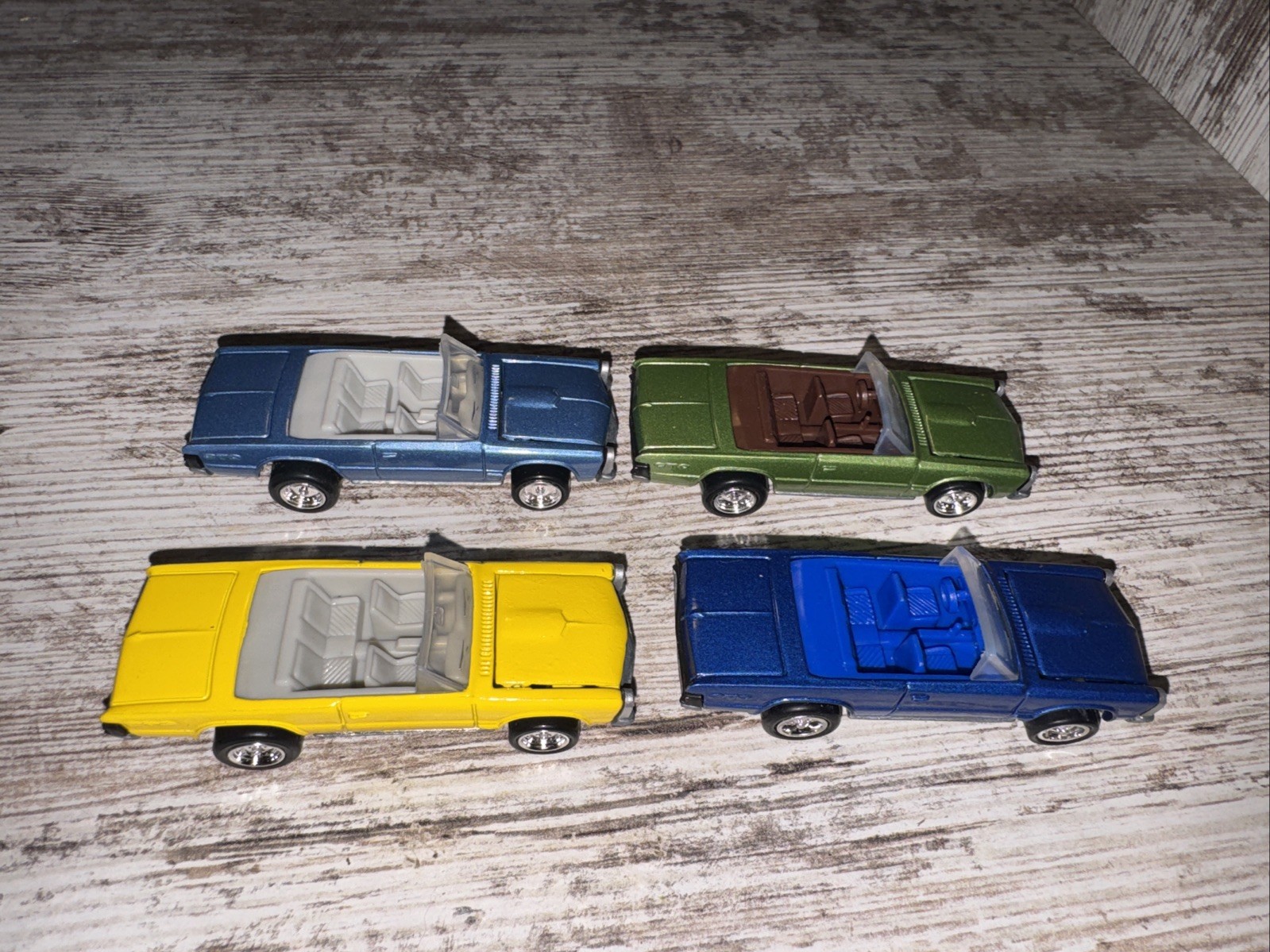 Lot Of 4 Johnny Lighting 1965 Pontiac GTO Convertibles Die-cast Loose
